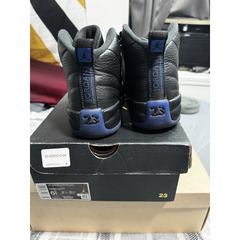 Nike Air Jordan 12 Retro Game Royal GS 6.5Y Blue Black   Clean - Picture 3 of 7